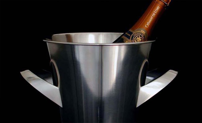 Mid-Century Silver-Plated Ice Bucket Wine Cooler by Kurt Mayer for WMF, 1950s-OE-897858