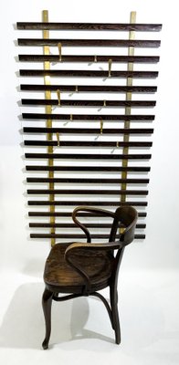 Mid-Century Slatted Coat Rack by Jules Wabbes, 1950s-FGA-1804883