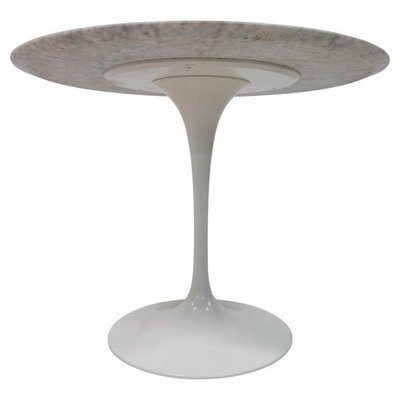 Mid-Century Small Round Dining Table attributed to Eero Saarinen for Knoll International, 1960s-FGA-1802642