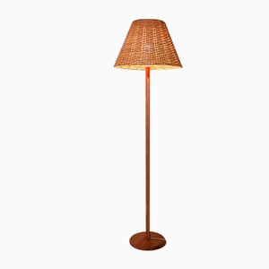 Mid-Century Solid Pine Floor Lamp by Manner for Luxus, 1960s-OGU-885490