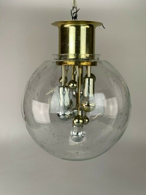 Mid-Century Space Age Ball Ceiling Lamp in Glass from Doria Leuchten-EJL-1138457