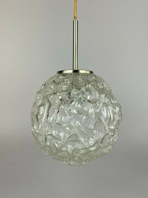 Mid-Century Space Age Ball Ceiling Lamp in Glass from Hillebrand-EJL-1138284