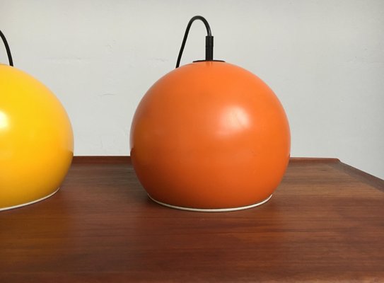 Mid-Century Space Age Ball Pendant Lamps, Set of 2-UAH-863312