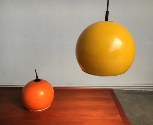 Mid-Century Space Age Ball Pendant Lamps, Set of 2-UAH-863312