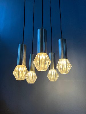 Mid-Century Space Age Cascade Pendant Lamp, 1970s-ZBK-1405888