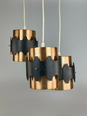 Mid-Century Space Age Cascading Ceiling Lamp in Metal from VEB Deutsche Werkstätten Hellerau-EJL-1138504