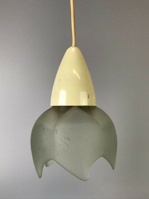 Mid-Century Space Age Ceiling Lamp in Glass from Erco-EJL-1323769