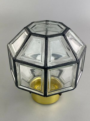 Mid-Century Space Age Ceiling Lamp in Glass from Limburg-EJL-1140857