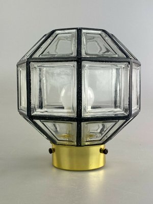 Mid-Century Space Age Ceiling Lamp in Glass from Limburg-EJL-1140857