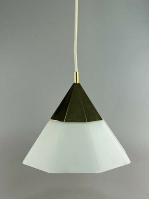 Mid-Century Space Age Ceiling Lamp in Glass from Limburg-EJL-1140678