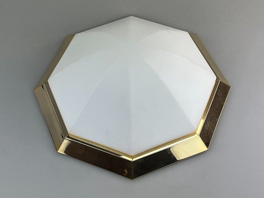 Mid-Century Space Age Ceiling Lamp in Glass from Limburg Glashütte, 1960s or 1970s-EJL-1368520