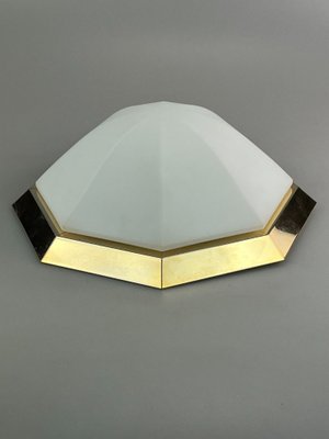 Mid-Century Space Age Ceiling Lamp in Glass from Limburg Glashütte, 1960s or 1970s-EJL-1368520