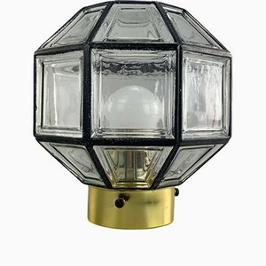 Mid-Century Space Age Ceiling Lamp in Glass from Limburg-EJL-1140857