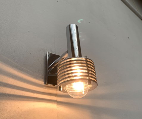 Mid-Century Space Age Chrome Wall Lamp, 1960s-UAH-1239066