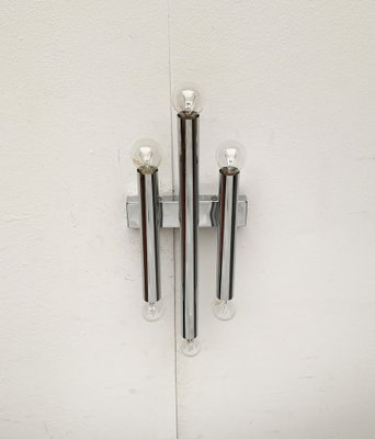 Mid-Century Space Age Chrome Wall Lamp-UAH-1115364