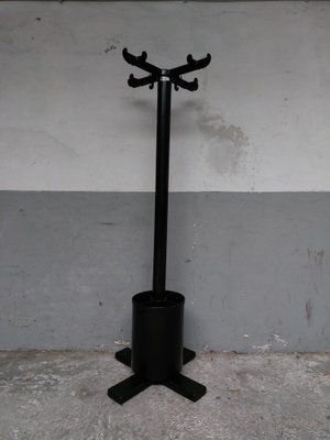 Mid-Century Space Age Coat Rack in Black Plastic-AIF-1795944