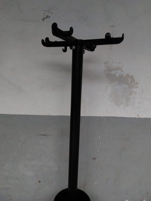 Mid-Century Space Age Coat Rack in Black Plastic-AIF-1795944