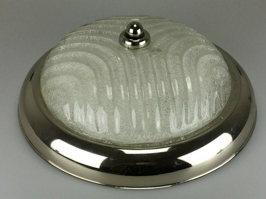 Mid-Century Space Age Flush Mount in Glass, 1960s-EJL-1323762