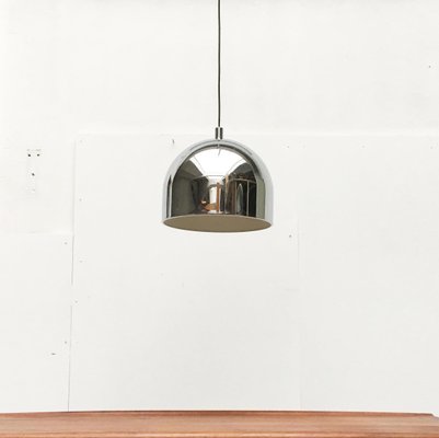 Mid-Century Space Age German Model 5561 Chrome Pendant Lamp from Staff, 1970s-UAH-863515