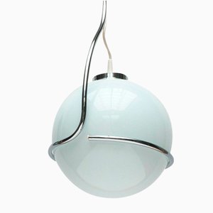 Mid-Century Space Age Italian Glass Ball Pendant, 1960s-UAH-2028138