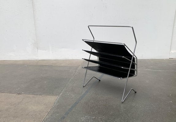 Mid-Century Space Age Minimalist Magazine Rack, 1960s-UAH-1604972