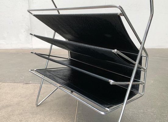 Mid-Century Space Age Minimalist Magazine Rack, 1960s-UAH-1604972