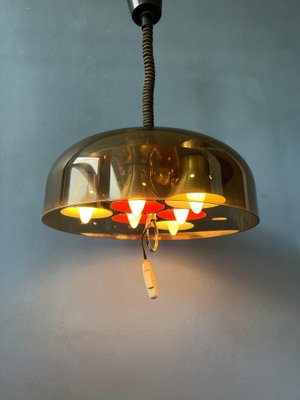 Mid-Century Space Age Pendant Light from Herda, 1970s-ZBK-1316334