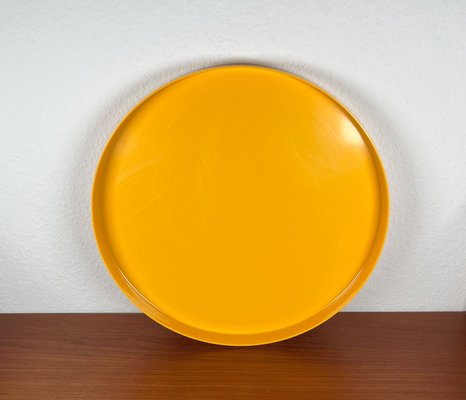 Mid-Century Space Age Swedish Yellow Melamin Tray, 1960s-UAH-2024478