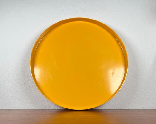 Mid-Century Space Age Swedish Yellow Melamin Tray, 1960s-UAH-2024478