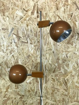 Mid-Century Space Age Teak Floor Lamp from Temde-EJL-1138954