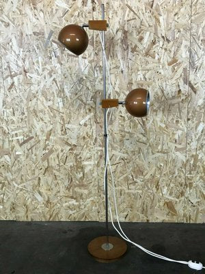 Mid-Century Space Age Teak Floor Lamp from Temde-EJL-1138954