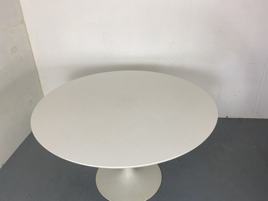 Mid-Century Space Age Tulip Dining Table in White by Arkana, 1960s-DE-2043270