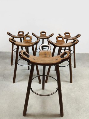 Mid-Century Spanish Bar Stool, 1960s-BW-2036511