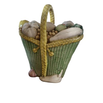 Mid-Century Spanish Baskets with Vegetables and Fruits, Set of 2-TCS-1806951