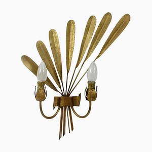 Mid-Century Spanish Gilt Sconce, 1950s-OE-897874