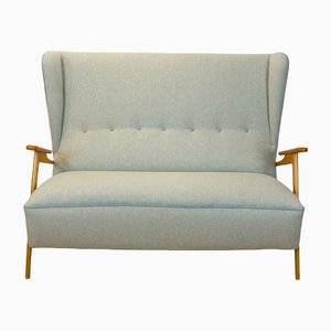 Mid-Century Spanish Two-Seater Sofa, 1950s-CQZ-1334813