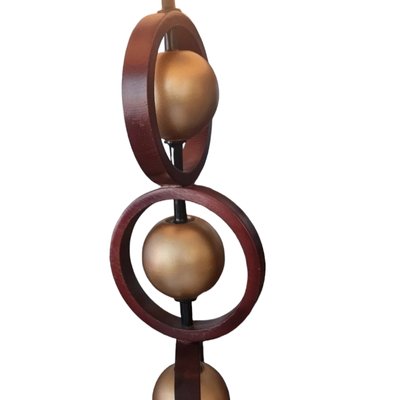 Mid-Century Spanish Wood Floor Lamp-TCS-1806055