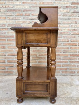 Mid-Century Spanish Wood Nightstands, Set of 2-NOU-1162334