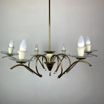 Mid-Century Spider Chandelier by Pietro Chiesa for Fontana Arte, Italy, 1940s-WQC-1059213