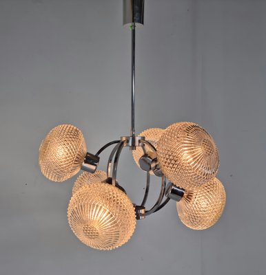 Mid-Century Sputnik Atomic Chandelier, Germany, 1970s.-TZ-1292275