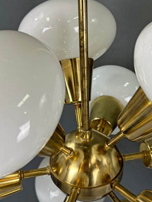 Mid-Century Sputnik Brass Chandelier by Kamenicky Senov, 1960s-XSL-2021549