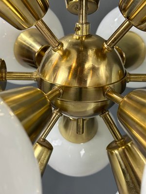 Mid-Century Sputnik Brass Chandelier by Kamenicky Senov, 1960s-XSL-2021549