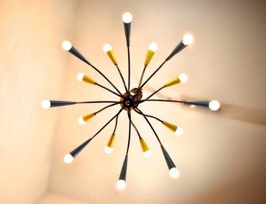 Mid-Century Sputnik Ceiling Lamp-ZDM-593542