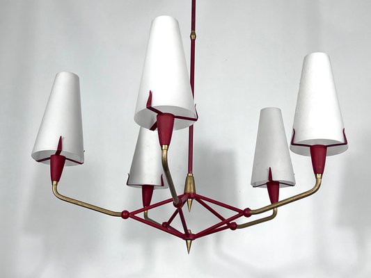 Mid-Century Sputnik Chandelier from Stilnovo, 1950s-OT-1426374