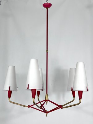 Mid-Century Sputnik Chandelier from Stilnovo, 1950s-OT-1426374