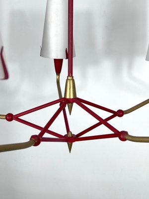 Mid-Century Sputnik Chandelier from Stilnovo, 1950s-OT-1426374