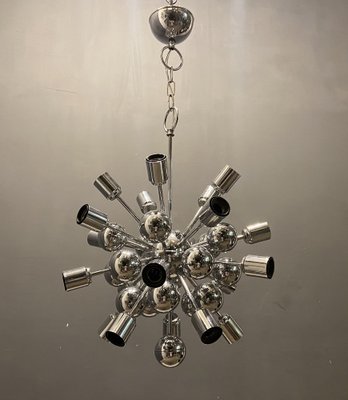 Mid-Century Sputnik Chrome Pendant-JJC-1336830