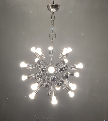 Mid-Century Sputnik Chrome Pendant-JJC-1336830