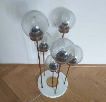 Mid-Century Sputnik Floor Lamp from Kamenický Šenov, 1970s-TZ-584881