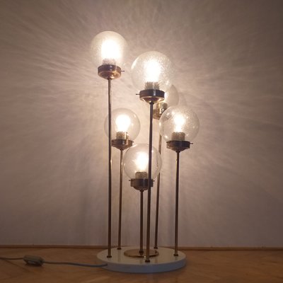 Mid-Century Sputnik Floor Lamp from Kamenický Šenov, 1970s-TZ-584881